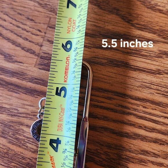 ❌️SOLD❌️BRIGHTON "Sorority" Silver and Pearl Bookmark - Picture 5 of 6